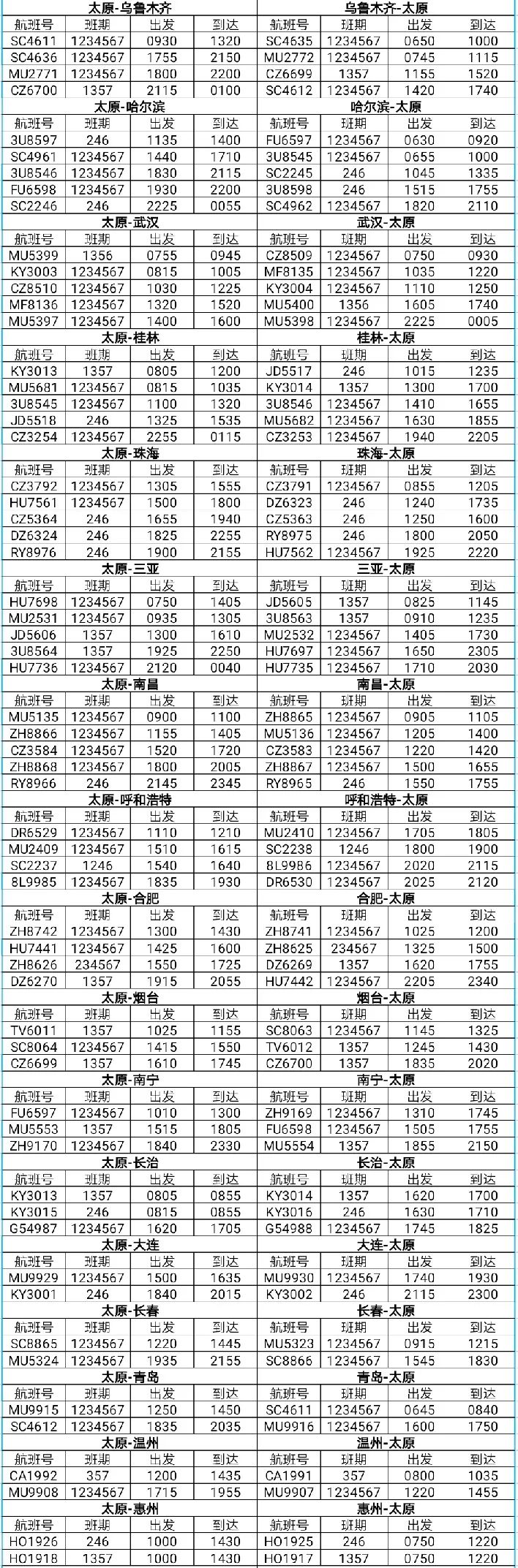 太原特价机票网,太原机票秒杀直播间