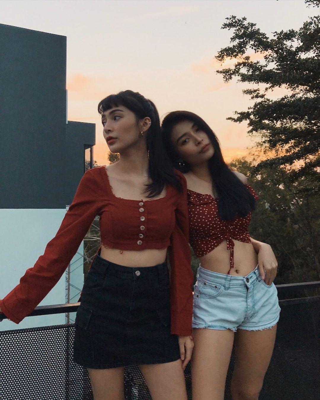 四国混血美女撞脸奥黛丽赫本,马来西亚网红双胞胎姐妹