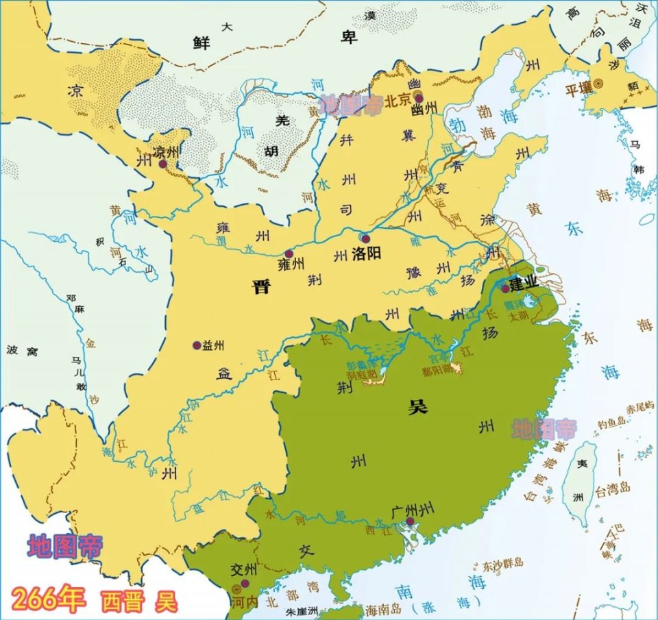 三国地图演变全图含讲解,三国魏蜀吴地图对比现在地图
