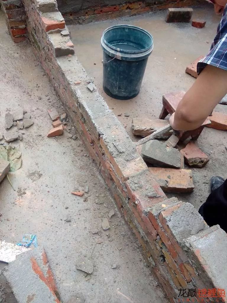 锦鲤池建造施工过程,楼顶怎么施工建锦鲤池