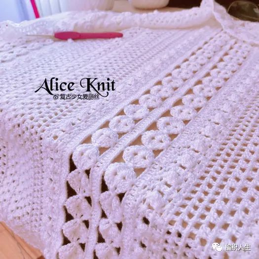 步月秋水图解,宽松马海毛连衣裙编织图解