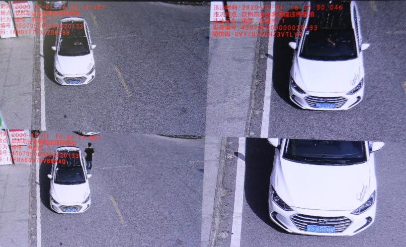 钦州东站违停抓拍点,钦州违法停车告知单罚款多少钱