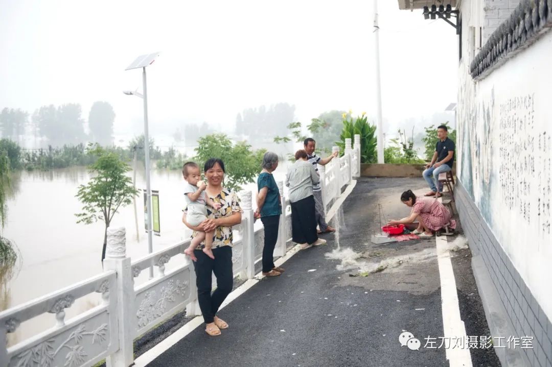 【图说】蓄洪后的庄台平静的生活