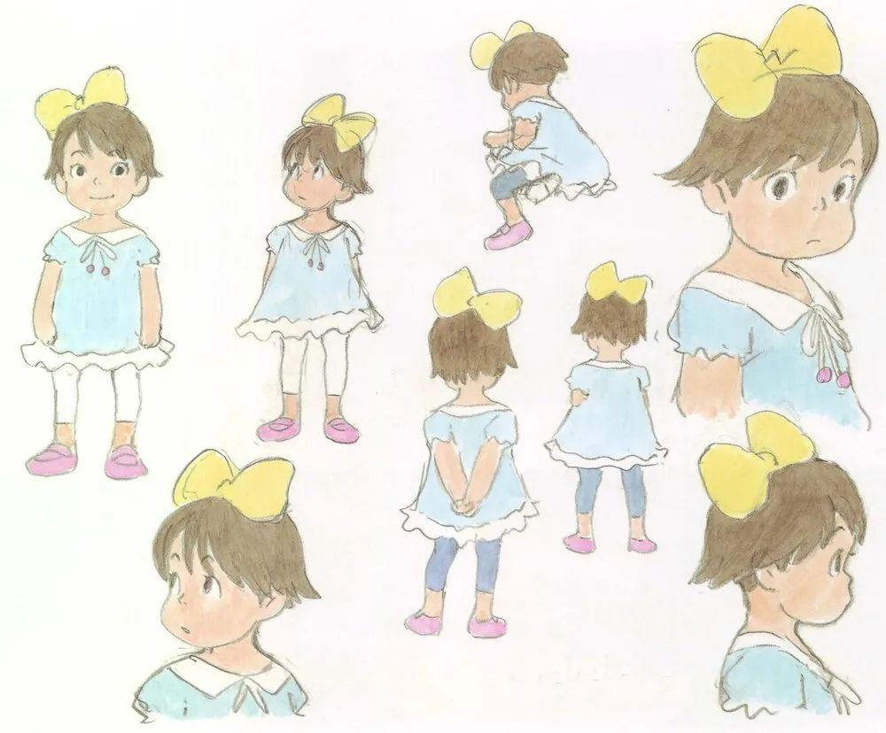 动画学习资料|《悬崖上的金鱼姬》幕后珍藏设定大合集