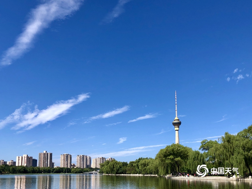 抬头看蓝天风和日丽,抬头看天空中下雨的感受