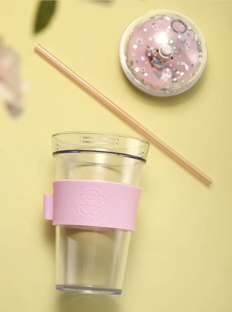 泰福高泰迪吸管杯,泰迪珍藏水杯