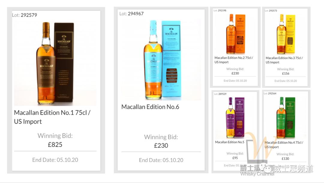 麦卡伦年度限量系列全套,麦卡伦edition系列全套价格