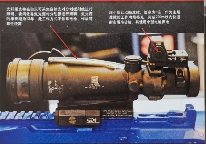 反射式瞄准镜与多倍镜组合,全息瞄准镜加三倍镜组合枪械