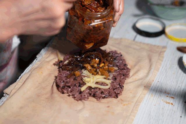 老式饭团摊子,老式饭团上海