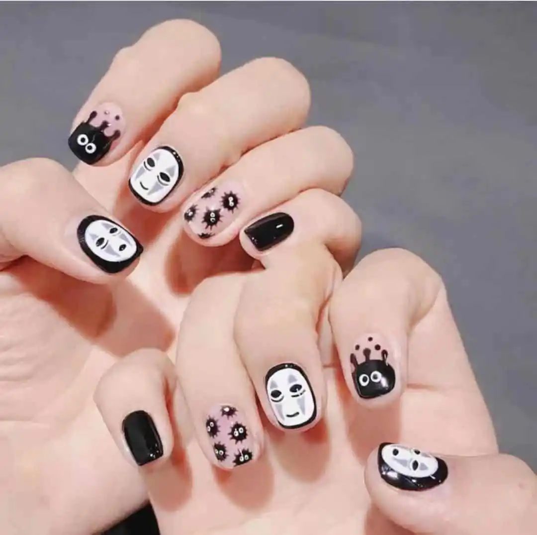 简单款美甲显手白高贵冬天,这100款秋冬美甲也太好看了吧