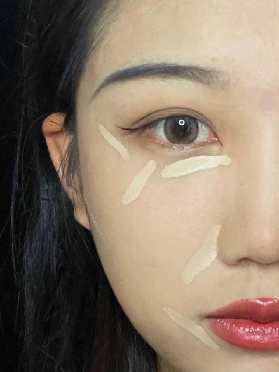 6笔提拉全脸遮瑕大法,遮瑕六笔提升大法