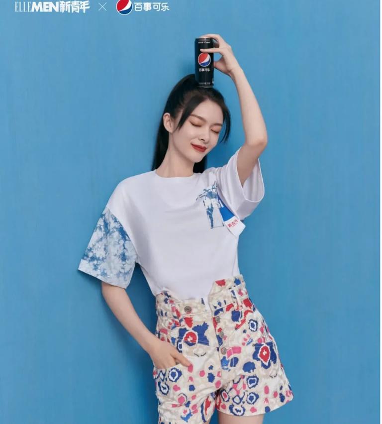 傅菁惊艳路人,不潮流不花钱傅菁