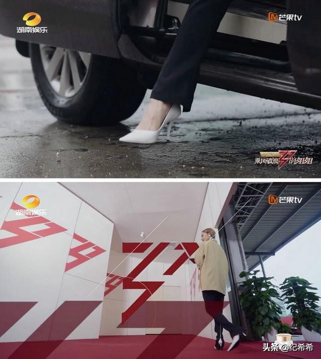 宁静穿的雨靴什么牌子,宁静穿巴黎世家鞋