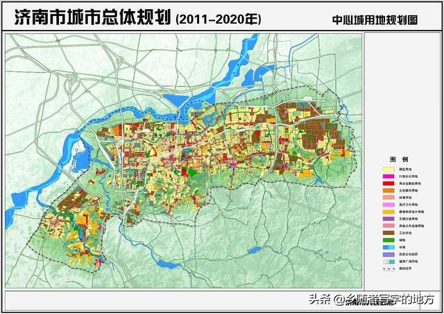 济南市城市总体规划图最新,济南新东站总体规划图