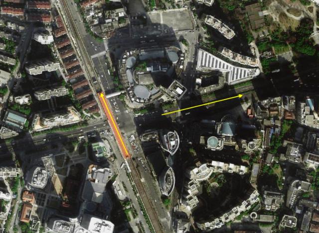 上海地铁中山公园站换乘通道,上海地铁2号线中山公园站5号出口