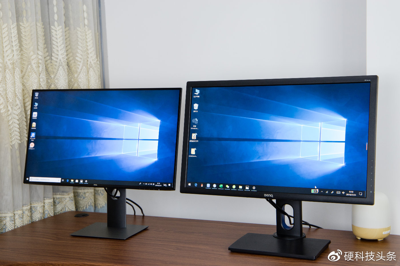 明基pd2700q和戴尔2722dx,明基pd2706u磨砂和苹果显示器对比