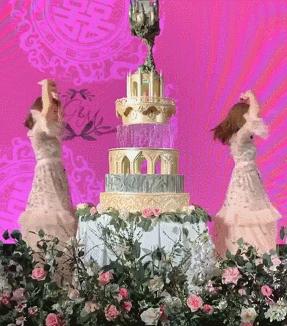 阿娇最漂亮的伴娘服,阿娇伴娘服装图片