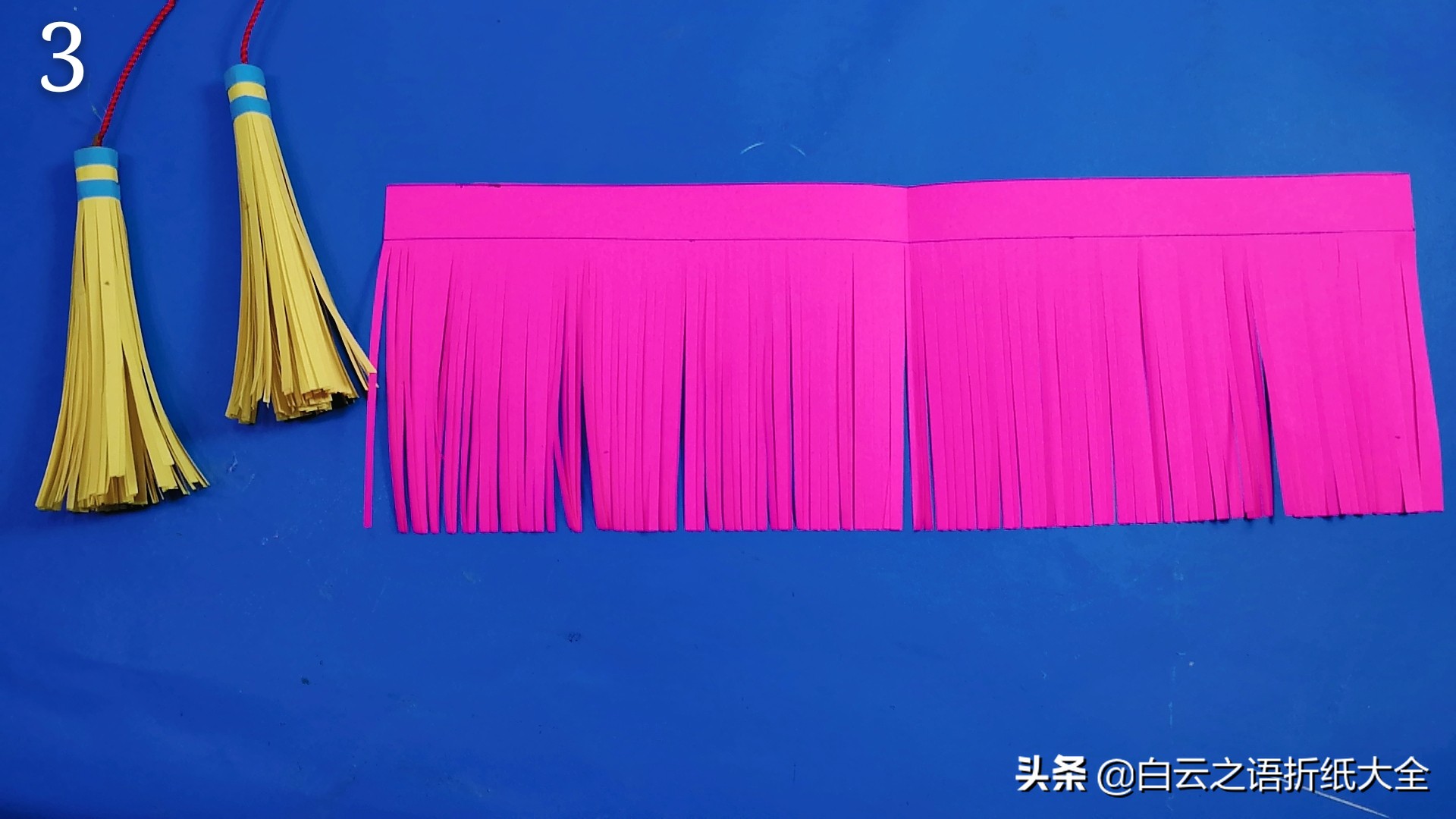 流苏折纸花,流苏上的装饰品可以怎么用折纸做