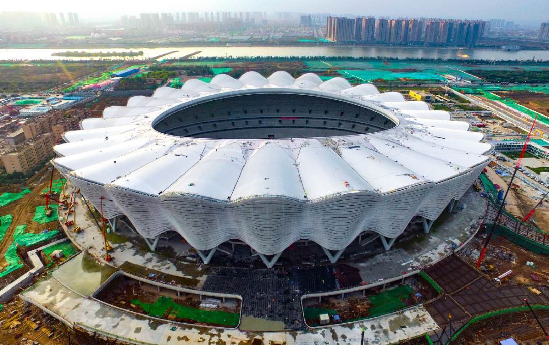 西安奥体中心石榴花体育馆,西安奥体中心全景剧透