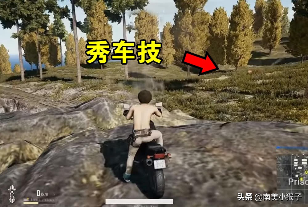 绝地求生飞天摩托带c4炸弹超燃,绝地求生摩托车飞跃沙漠视频