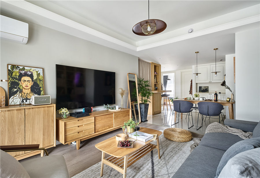 融创96平现代轻奢装修风格,大连融创海逸长洲5期带装修