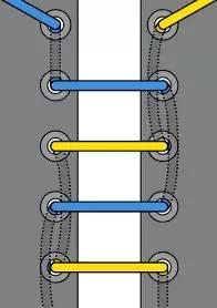 adidasozweego花式鞋带系法,几十种系鞋带的方法