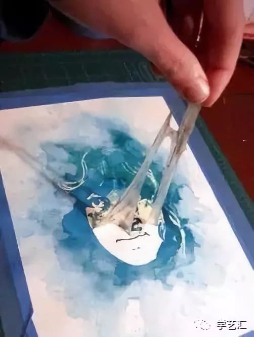 神奇的水彩,水彩留白技法