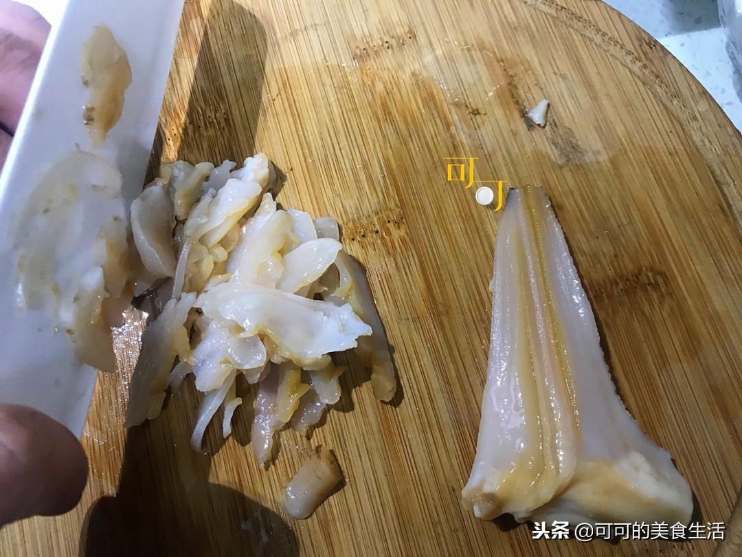 象拔蚌怎么做刺身视频,最新象拔蚌刺身制作全过程