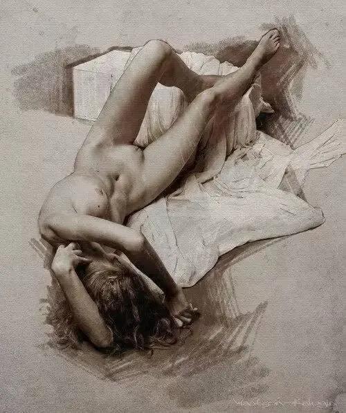 素描画得最好的画家,画家画的各种素描与画像太像了