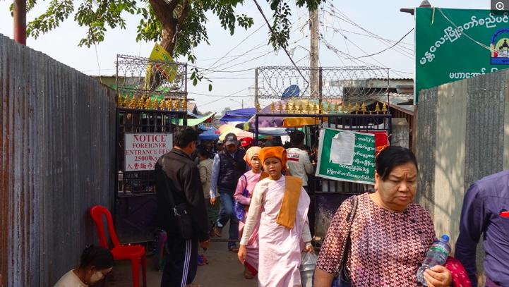 中国女子缅甸行，东西卖给中国人，但中国人去看要先买门票