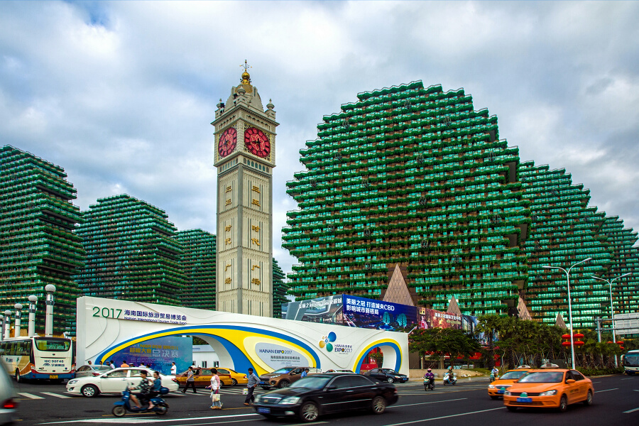 三亚地标建筑美丽的大树酒店,三亚大树酒店a栋效果图