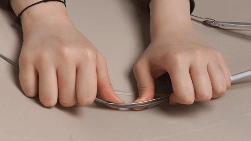 折叠反向伞带手电筒,伞自动折叠照明