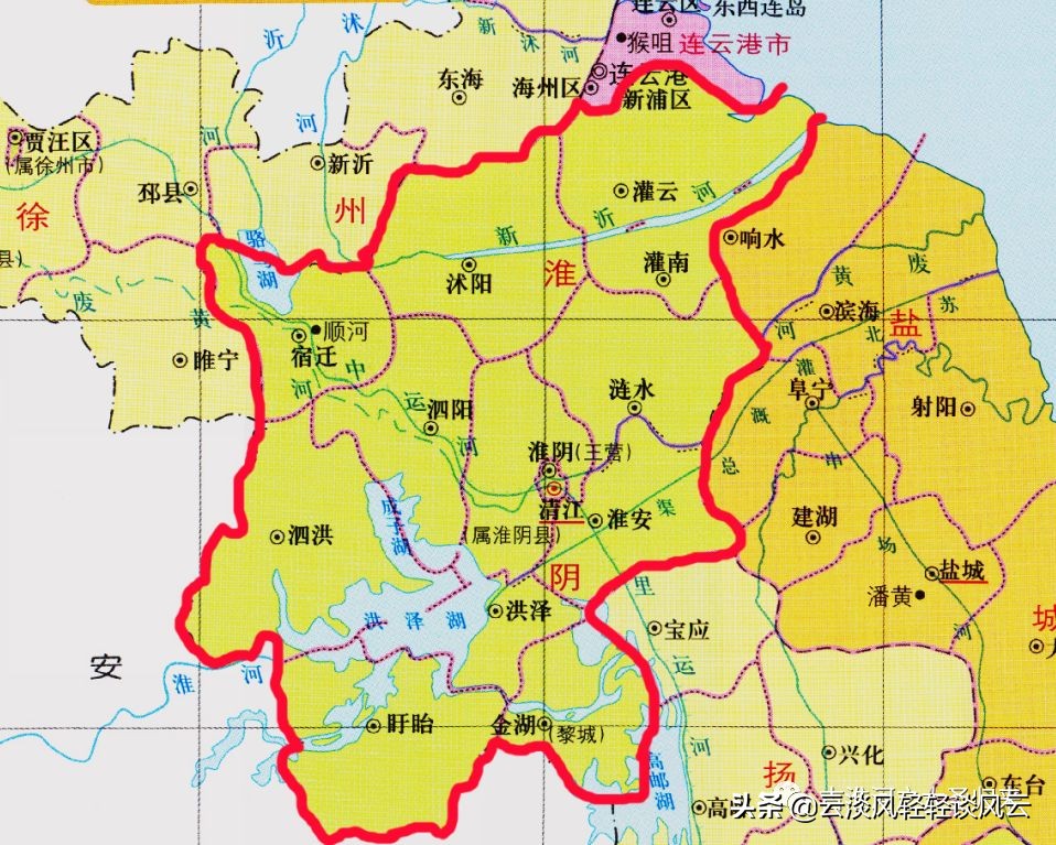 淮阴和淮安是什么关系,淮安与淮阴什么关系