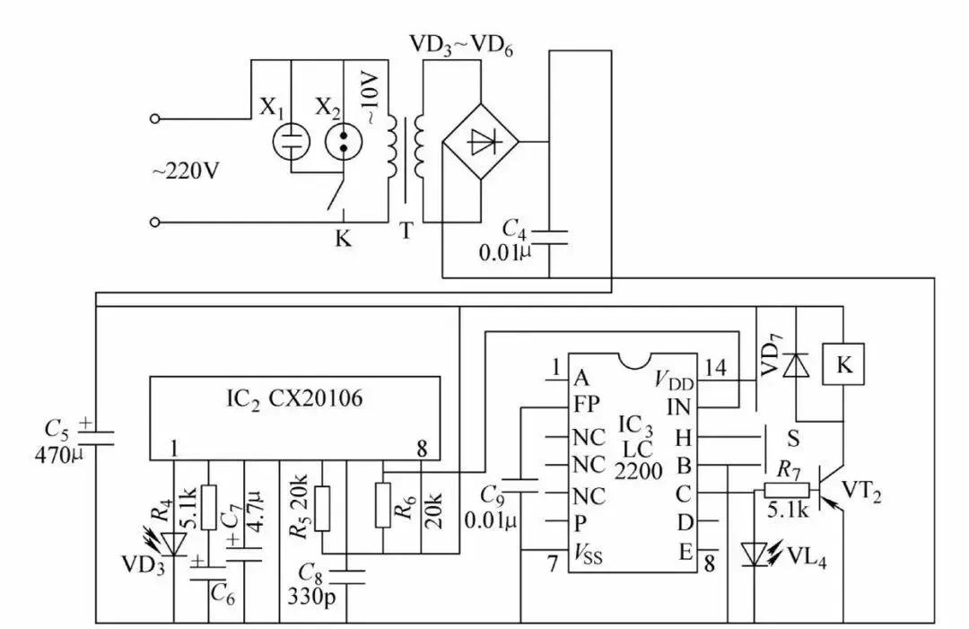 44种电工实用电路图,电工必会的10个电路图