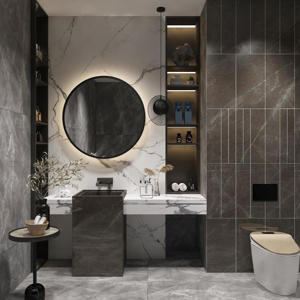 蹲便卫生间设计装修效果图大全,80平方两室一厅卫生间设计效果图