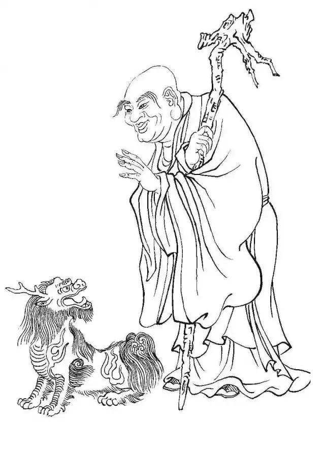 白描佛像线稿图片大全,白描佛像画法图片大全