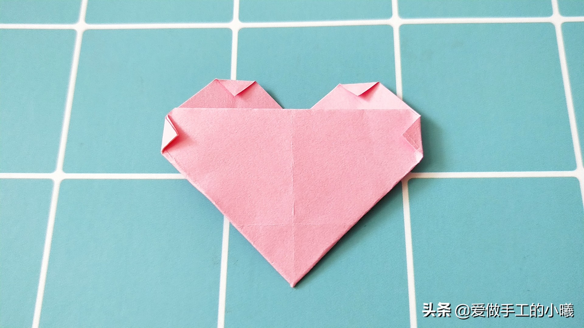 手工折纸爱心戒指简单又好看,折纸戒指简单方法大全图解