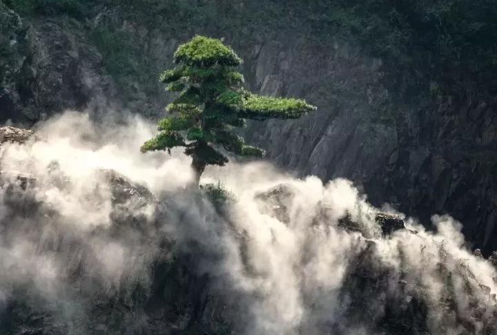 上海深坑酒店景观,上海世界深坑酒店建筑