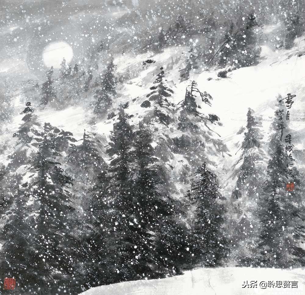 古今诗词里有哪些咏雪的诗句,十首最美咏雪诗词