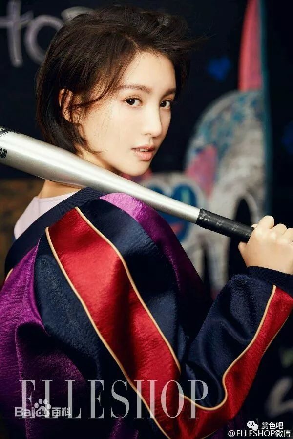 金晨的唯美甜美的写真,眼睛深邃的女星金晨