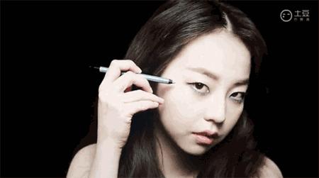 单眼皮肿眼泡如何画汉服妆容,肿眼泡单眼皮桃花妆