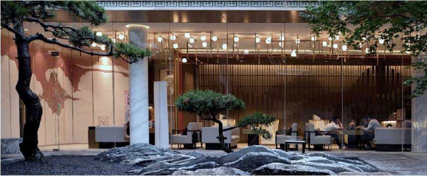 隐藏在英德一座微派风格的酒店—一幅灵动与纸上的古邑国画