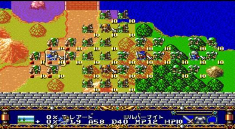 世嘉梦幻模拟战图,世嘉md十大良心rpg游戏