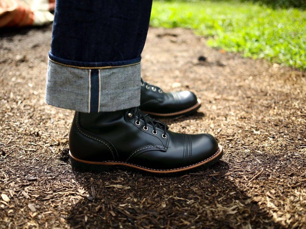 red红翼复古靴,复古靴白色