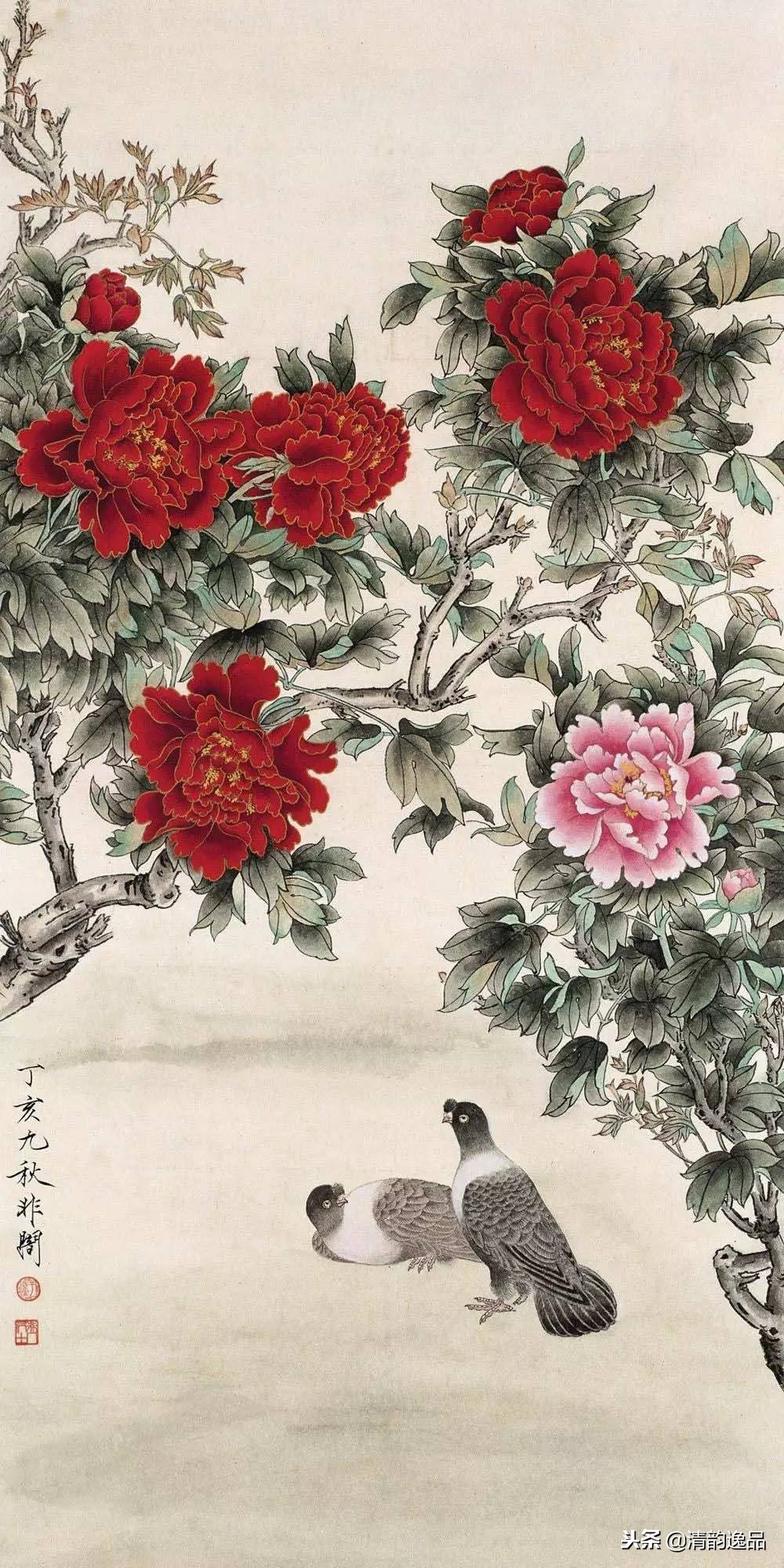 中国工笔画教学课程,中国工笔画技法入门