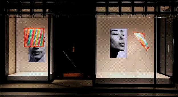 爱马仕橱窗展示设计手绘图,爱马仕2023橱窗设计最新款