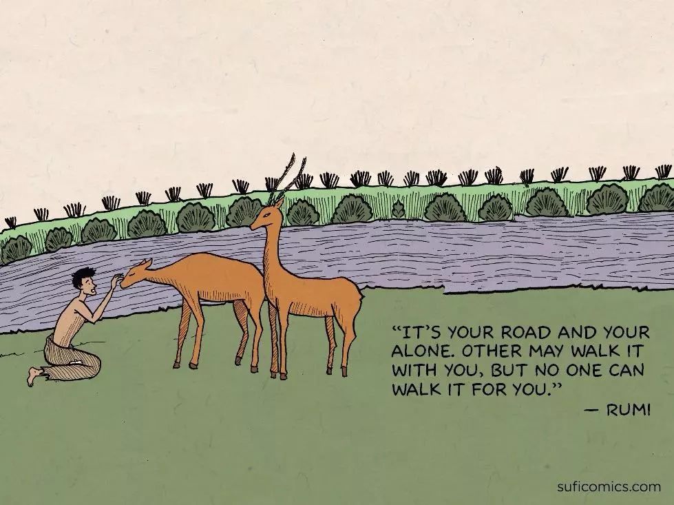 读完“灵修圣人”鲁米的诗，你会发现，关于爱，我们知道的太少