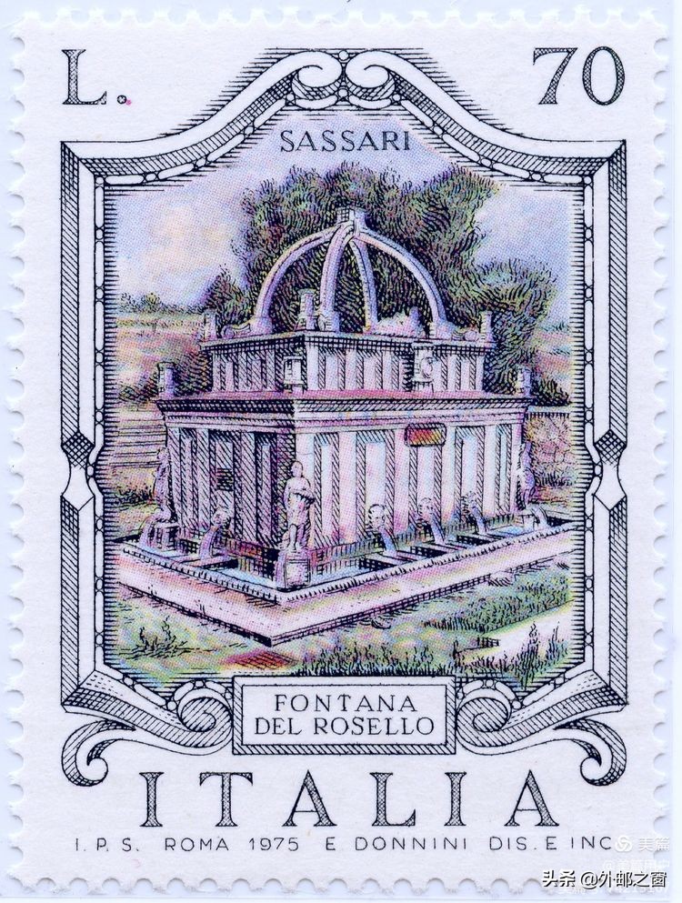1987年意大利艺术文化遗产邮票,意大利稀少邮票