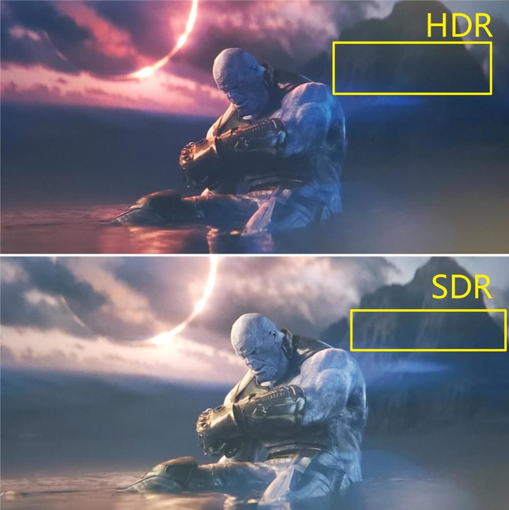 显示器hdr与不支持hdr的区别,为什么显示器开了hdr色阶就不够了