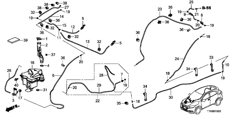 缤智玻璃水箱漏水怎么办,缤智天窗漏水的原因和处理方法